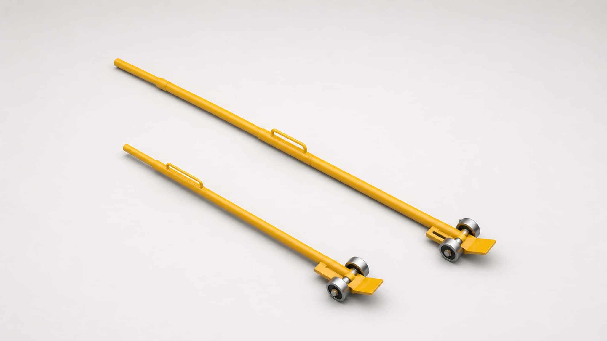 Red telescopic and reinforced pry bars from the Yongfu catalog